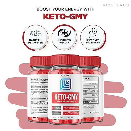 (2 Pack) Keto-GMY Gummies for Weight Loss, Keto GMY, Keto-GMY, Ketogmy Keto+ACV rize labs