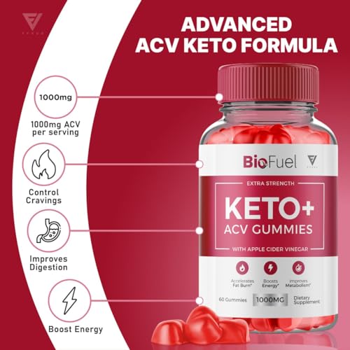 (2 Pack) Biofuel Keto ACV Gummies, Biofuel Keto ACV Gummies Advanced Weight Loss Fyvus