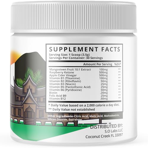 (5 Pack) Sumatra Slim Belly Tonic, Sumatra Slim Belly Tonic Powder Supplement S.O Labs