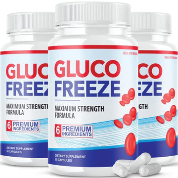 (3 Pack) Glucofreeze Pills - Official Formula Gluco Freeze Pills - Glucofreeze Pills Sugar