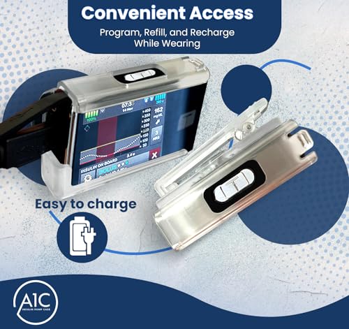 (2023-24 Model) A1C Pump Case, 360 Rotating Case for Tandem Tslim, t:Slim X2, t:Slim G4 PUG PROTECTIVE GEAR