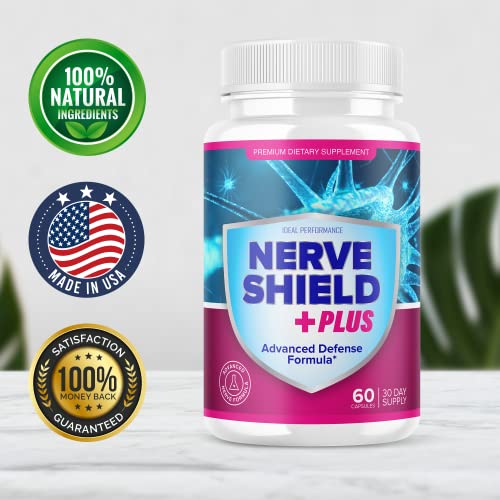 (3 Pack) Nerve Shield Plus Pills Original Supplement Advanced Nerve Formula IDEAL PERFORMANCE