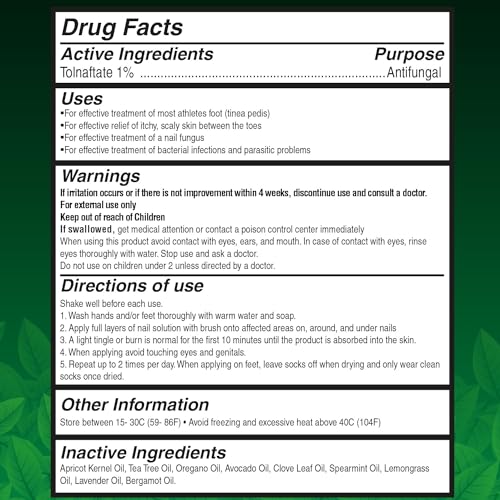 Viking Revolution Toenail Fungus Treatment Extra Strength with 1% Tolnaftate OTC