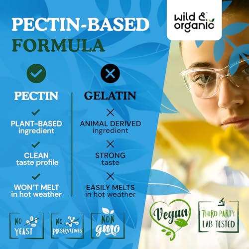 Wild & Organic Glutathione Gummies - Reduced Glutathione for Liver Cleanse & Antioxidants Wild & Organic