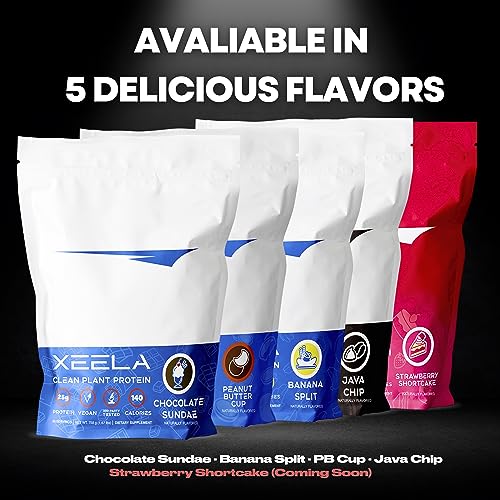 XEELA Plant Based Vegan Protein Powder - Independently Tested - 25g High Protein XEELA