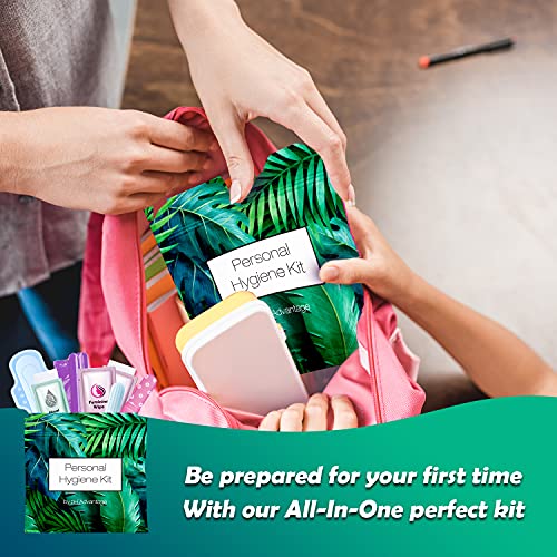 3 x Menstrual All-in-One Kits - Assorted Colors | Convenience on The Go | Single Period Kit Packs pH Advantage