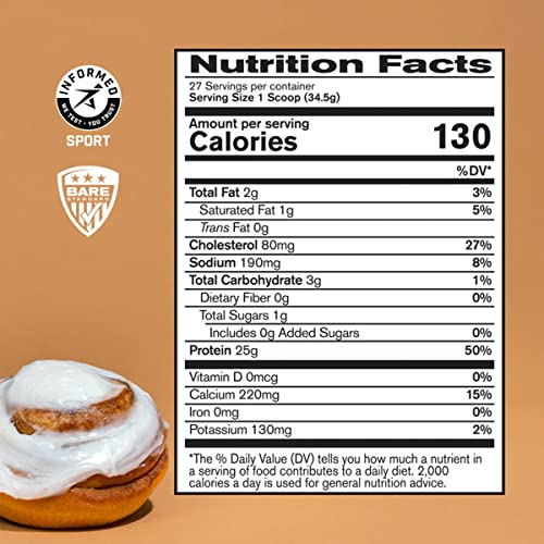 BARE PERFORMANCE NUTRITION, BPN Whey Protein Powder, Whey Protein Concentrate