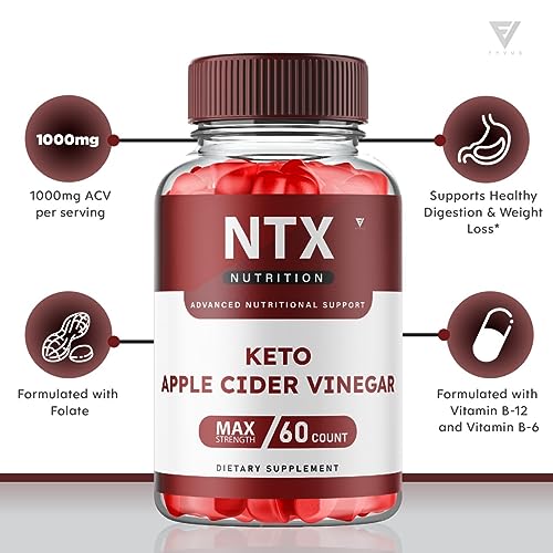 (2 Pack) NTX Keto Gummies for Weight Loss, NTX Keto ACV Gummies Advanced Weight Loss Fyvus