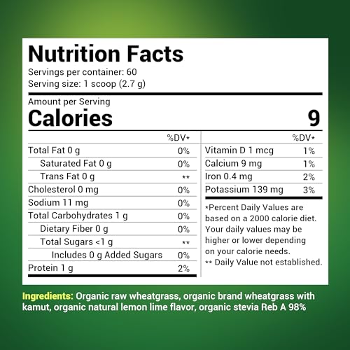 Dr. Berg USDA Certified Organic Green Powder Superfood (60 Servings) - Made with Raw Dr. Berg Nutritionals