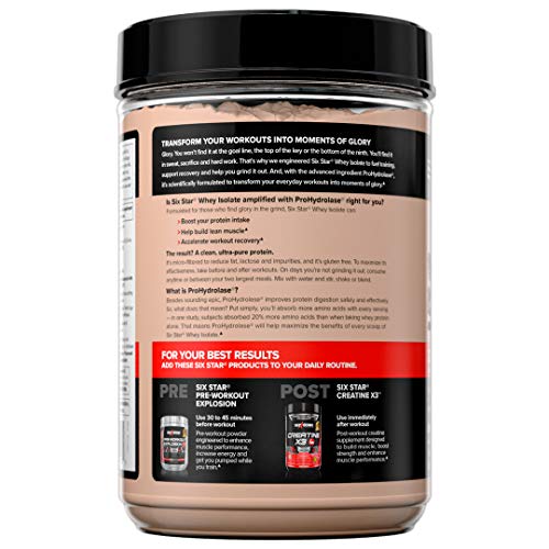Whey Protein Isolate Six Star 100% Whey Isolate Protein Powder Whey Protein Powder Six Star
