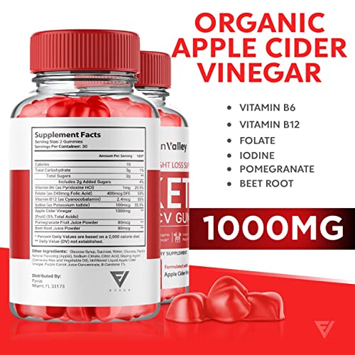 (2 Pack) Lean Valley Keto ACV Gummies Advanced Weight Loss Formula - Lean Valley Fyvus