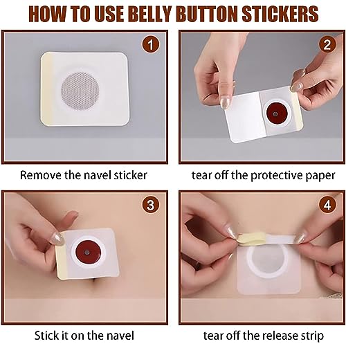 30Pcs Belly Patch, Sweatproof Patches, Toning Contouring Firming Patches, Tummy Button Rosarden