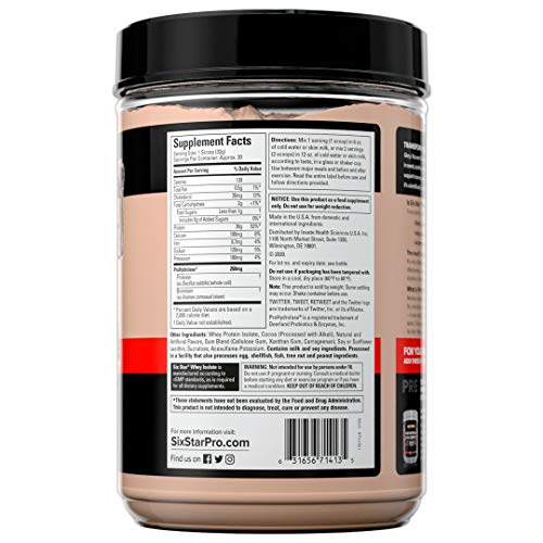 Whey Protein Isolate Six Star 100% Whey Isolate Protein Powder Whey Protein Powder Six Star