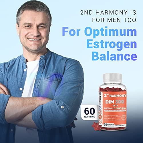 2nd Harmony DIM 300, DIM Supplement with Dong Quai, Aids with Menopause Relief and Hormone WELLNESSPATH RX & HEALTH SOLUTIONS