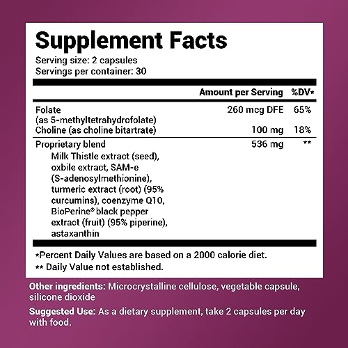 Dr. Berg Liver Cleanse Detox Capsules w/Unique Blend of Milk Thistle, Ox Bile & Folate Dr. Berg Nutritionals