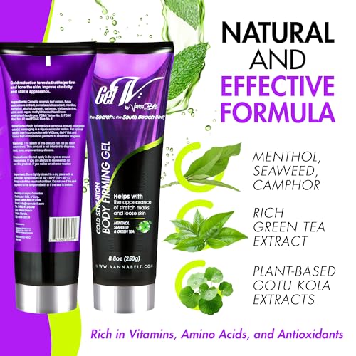 Vanna Belt Gel-V Body Firming Gel, Body Skin Care Products for Women, Daytime Toning V VANNA BELT