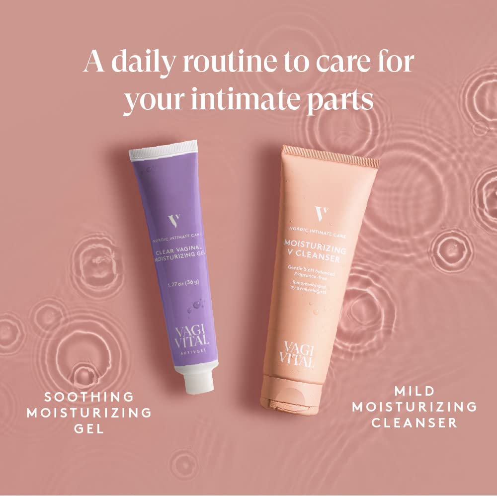 VagiVital V-Cleanser Moisturizing Daily Feminine Wash for Intimate Area, Soap-Free, Fragrance Free