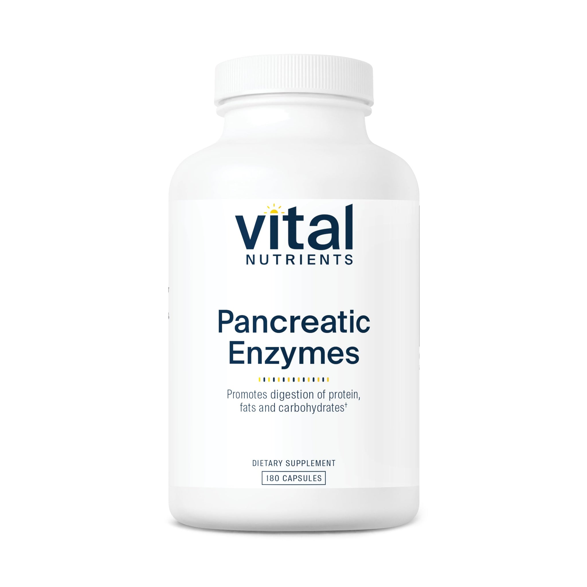 Vital Nutrients Pancreatic Enzymes 1000mg (Full Strength) | Pancreatin Digestion Supple