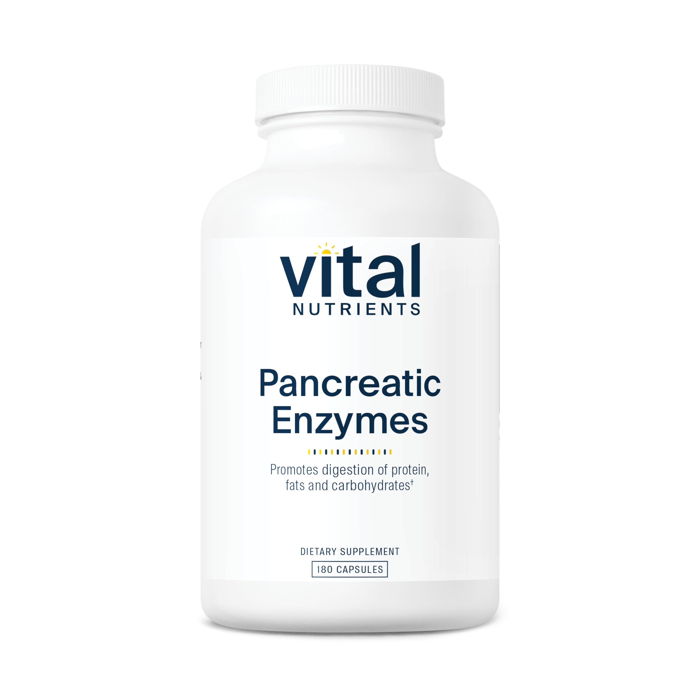Vital Nutrients Pancreatic Enzymes 1000mg (Full Strength) | Pancreatin Digestion Supple