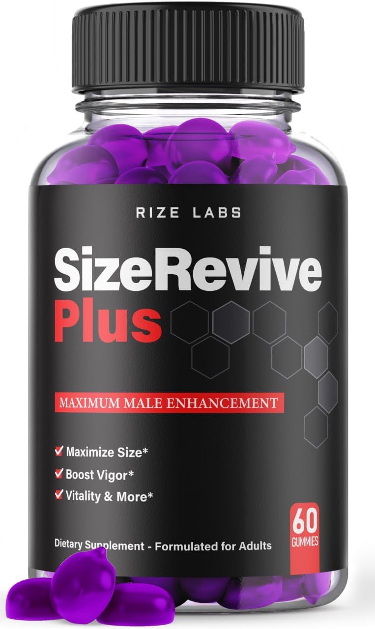 (Official) Size Revive Plus Gummies, Size Revive Plus for Men, Size Revive