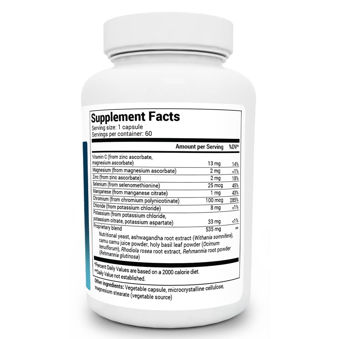 Dr. Berg Adrenal & Cortisol Supplement New Formula - Adrenal Supplement & Cortisol Dr. Berg Nutritionals