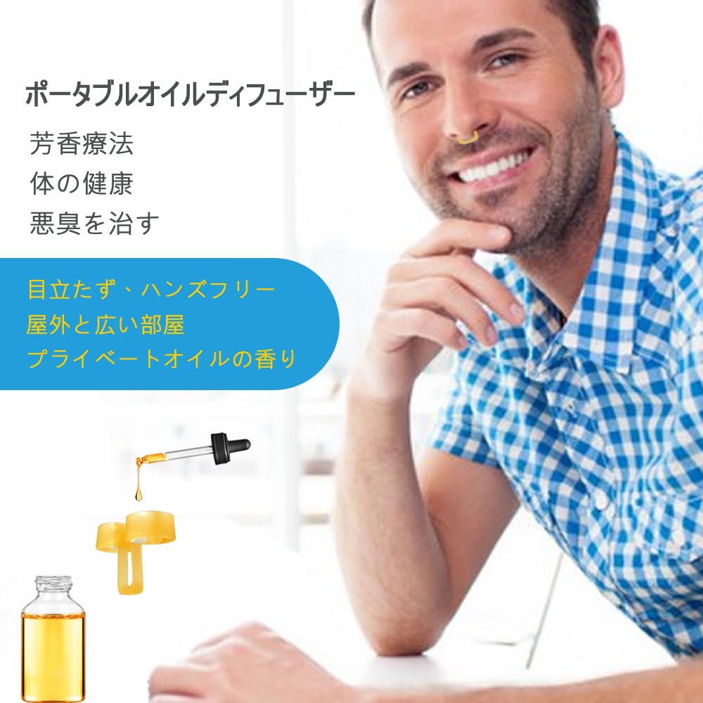 WoodyKnows Nasal Oil Diffuser, New Model │ Invisible Personal Aromatherapy WoodyKnows