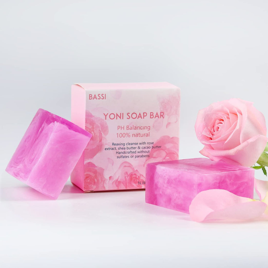 Yoni Soap Bars Vaginal Wash 2 PCS, 100% Natural Organic Yoni Bar Soap for Women Ph Balance Yoni