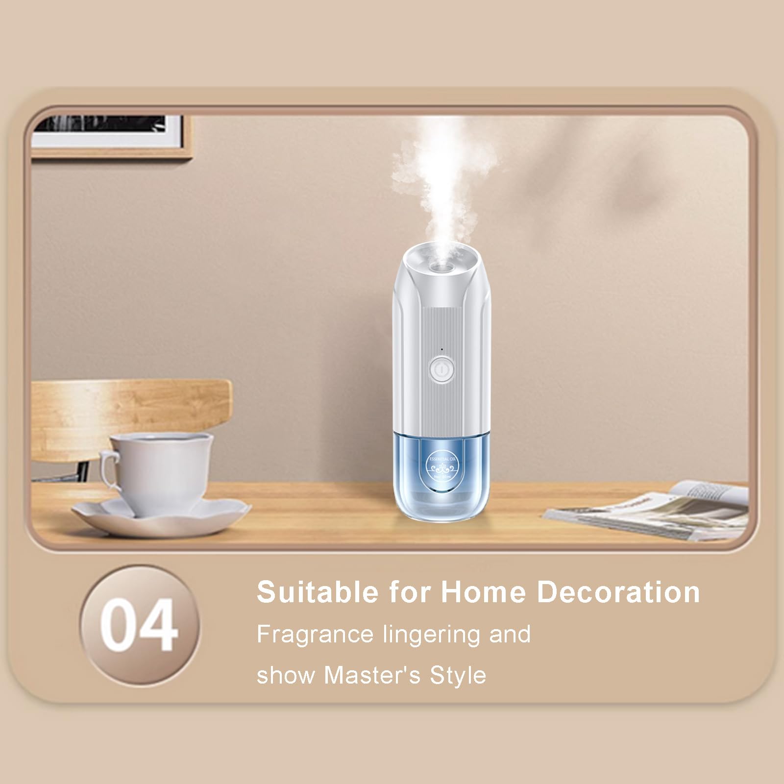 80ml Jasmine Diffuser Liquid Refill, Long Lasting 2.7 oz Oil Refill for Diffuser DIUFJAG