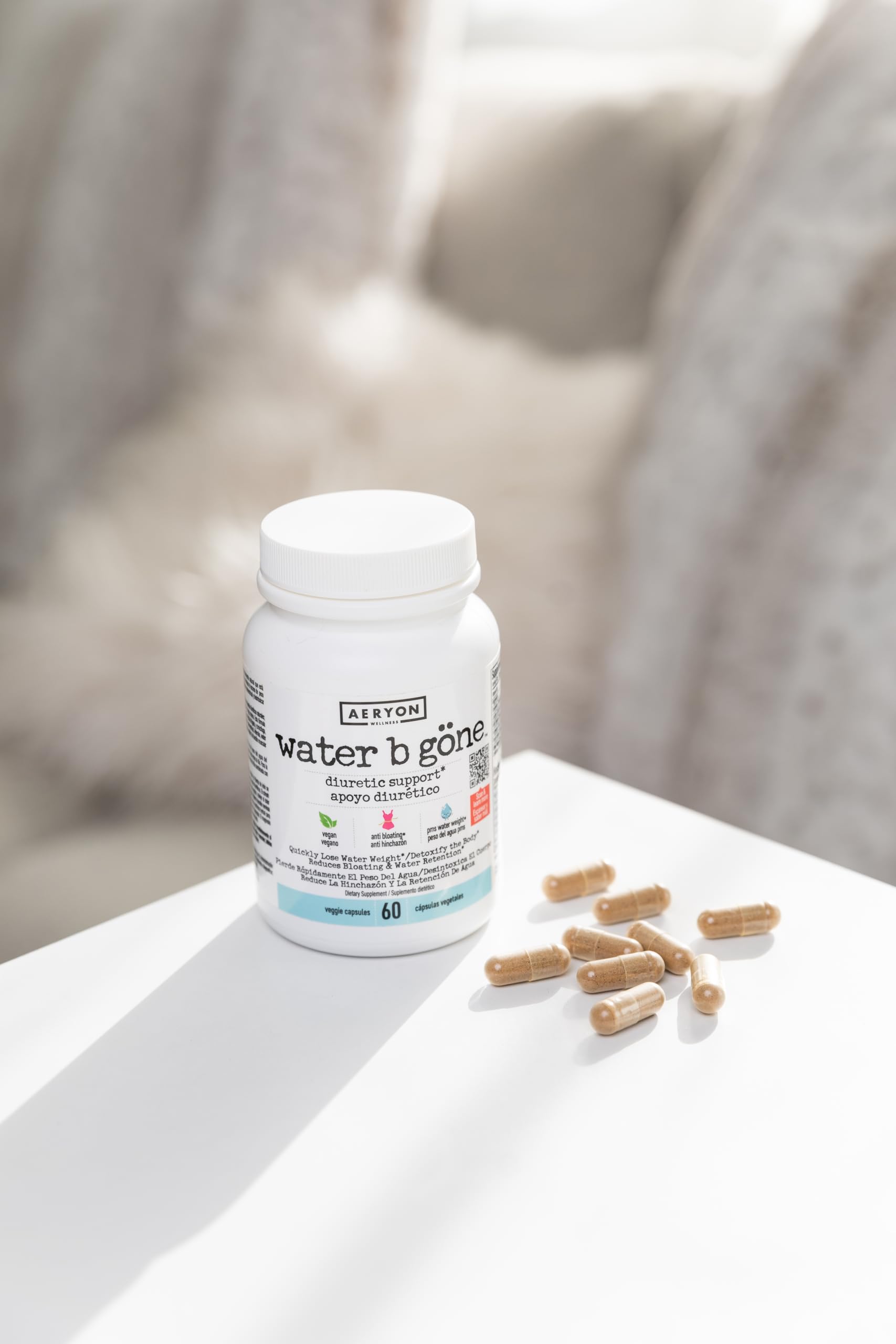 Water B Gone – Diuretic Pills for Women – Reduce Water Retention and Bloating – Find PMS Aeryon Ashlie Wellness