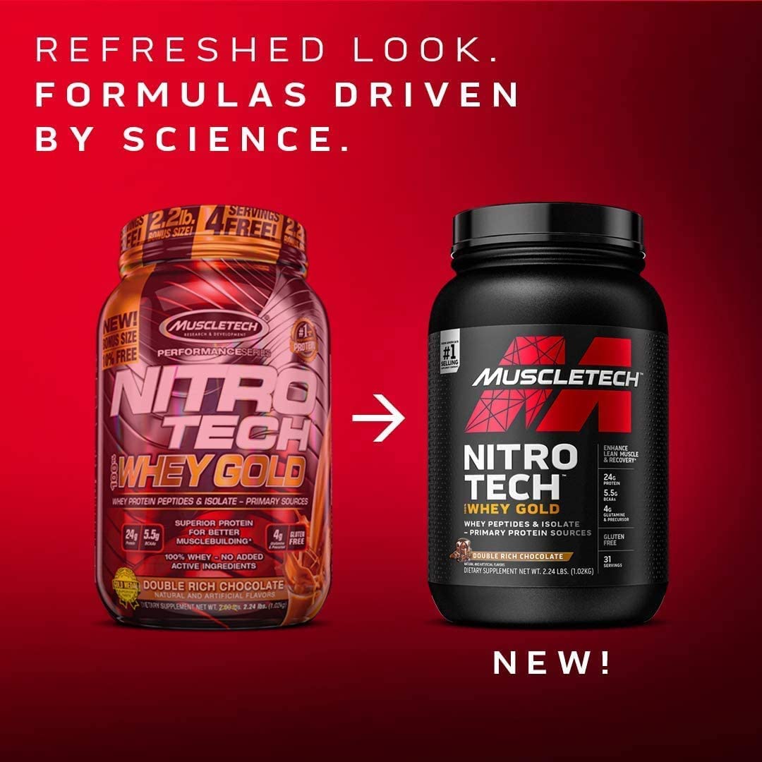 Whey Protein Powder MuscleTech Nitro-Tech Whey Gold Protein Powder Whey Protein MuscleTech