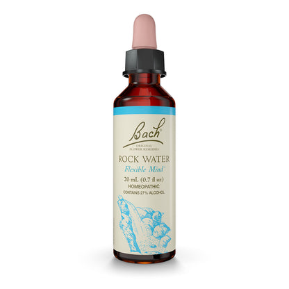 Bach Original Flower Remedies, Rock Water for Flexibility, Natural Homeopathic Flower Essence