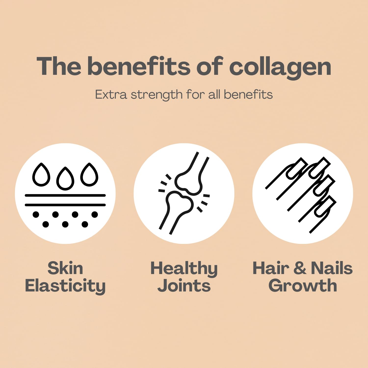 2800mg Marine Collagen Capsules – Highest Strength Type 1 Hydrolysed Collagen with Hyaluronic Acid and Vitamin C Miracle Greens