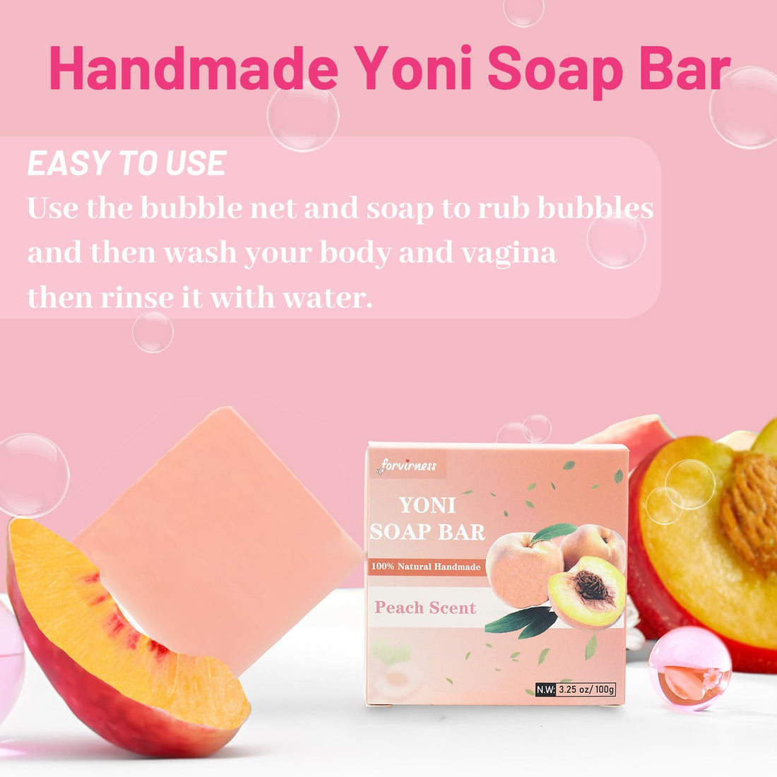 Yoni Wash Yoni Oil Yoni Bar Soap for Women ph Balance, Feminine Wash for Women Remove Odor 