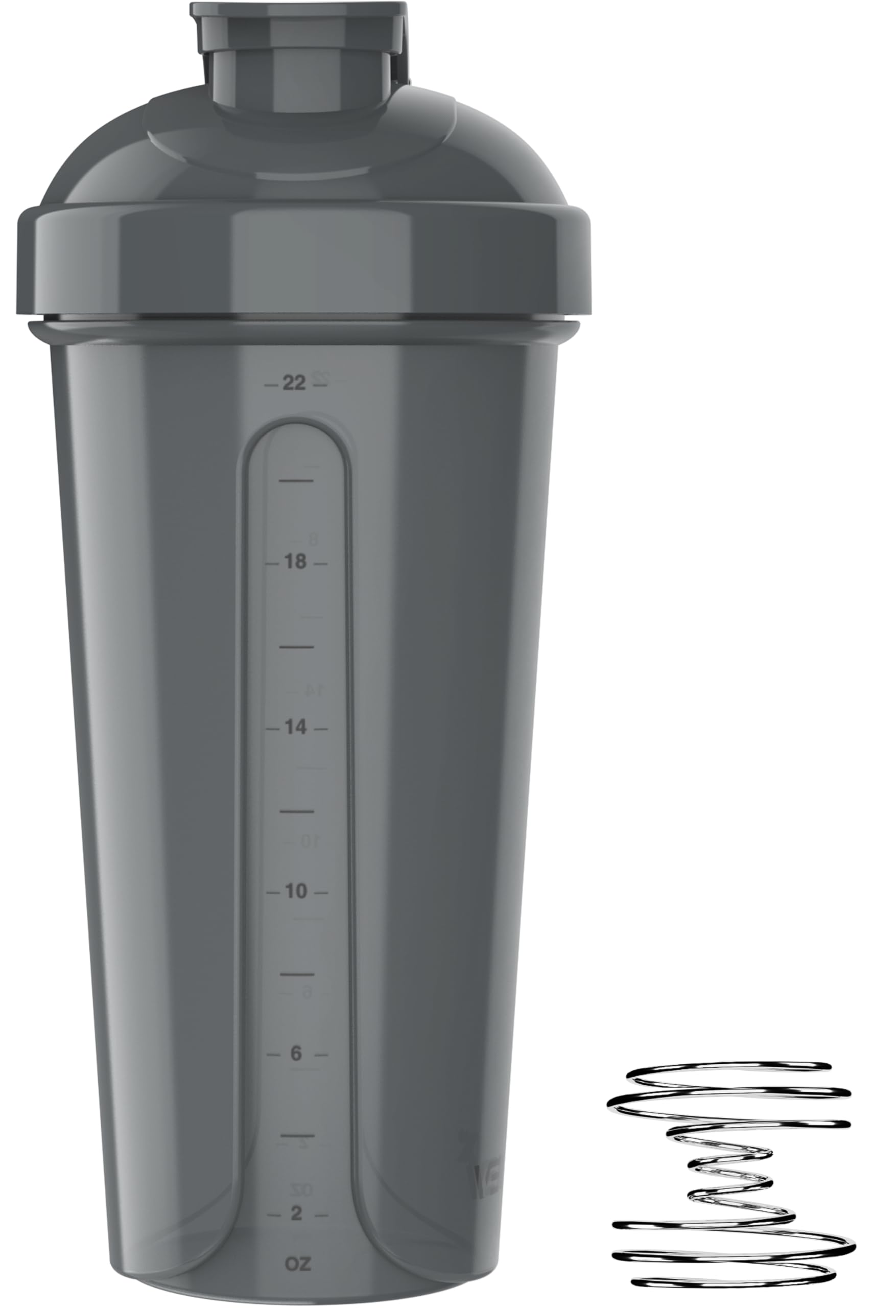 VELOMIX -4 PACK- Protein Shaker Bottles for Protein Mixes, 28 OZ Shaker Cups for Protein Shakes VELOMIX