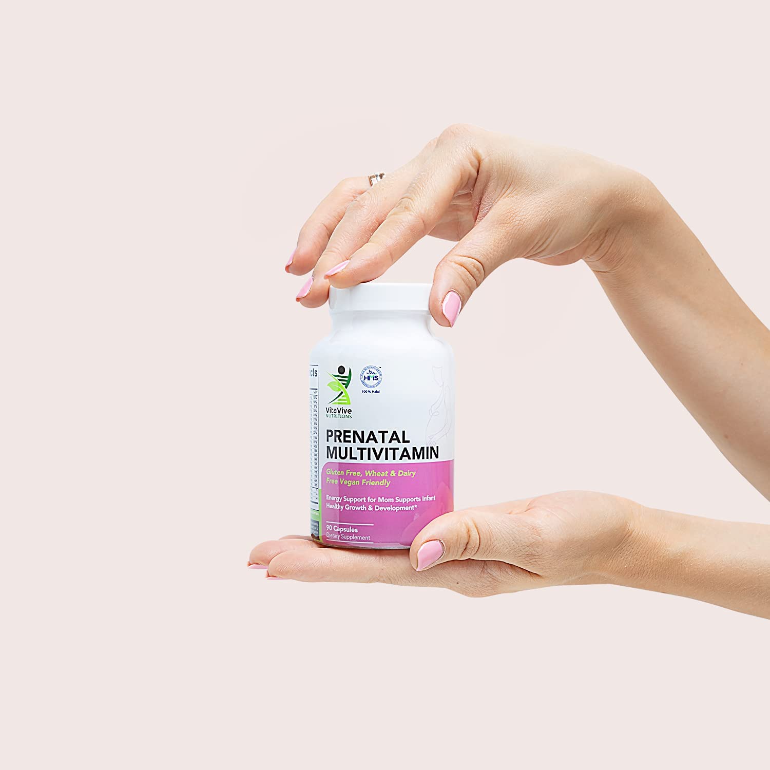 VitaVive Nutritions Prenatal Multivitamins – 90 Capsules – Vitamins and Minerals VitaVive Nutritions