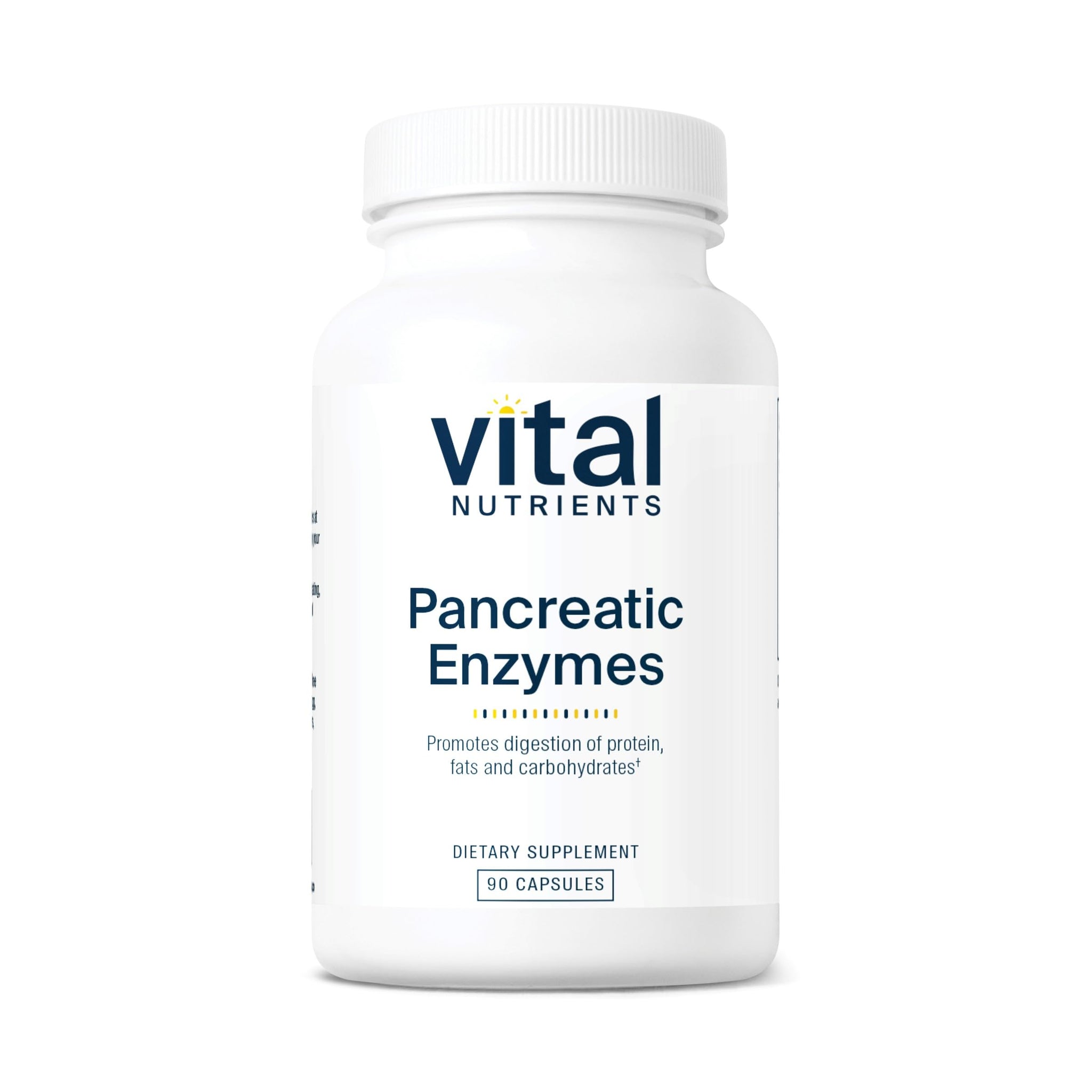 Vital Nutrients Pancreatic Enzymes 1000mg (Full Strength) | Pancreatin Digestion Supple