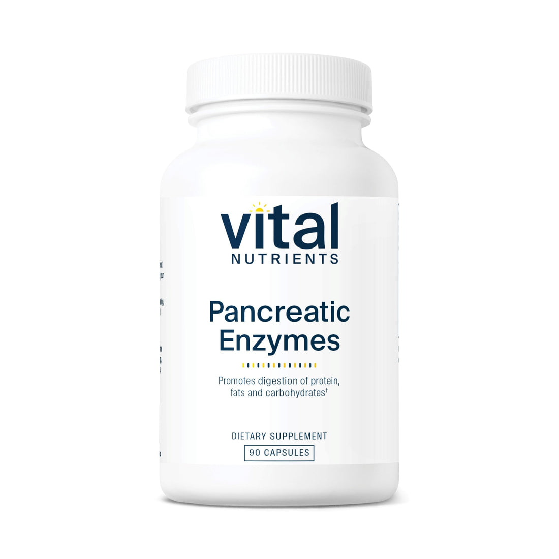 Vital Nutrients Pancreatic Enzymes 1000mg (Full Strength) | Pancreatin Digestion Supple