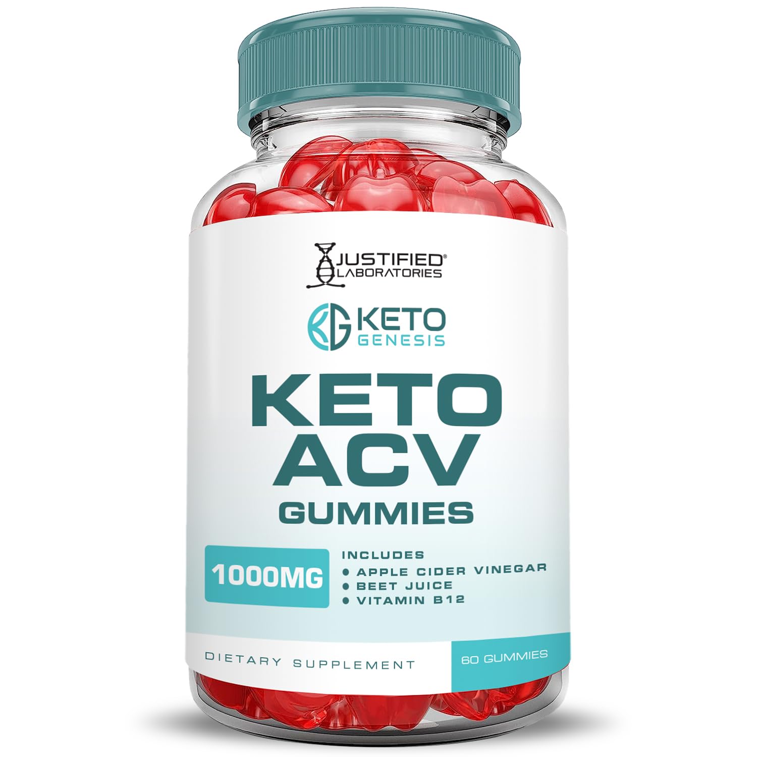 (3 Pack) Keto Genesis Keto ACV Gummies Advanced Formula 1000MG Keto Genesis Keto Justified Laboratories