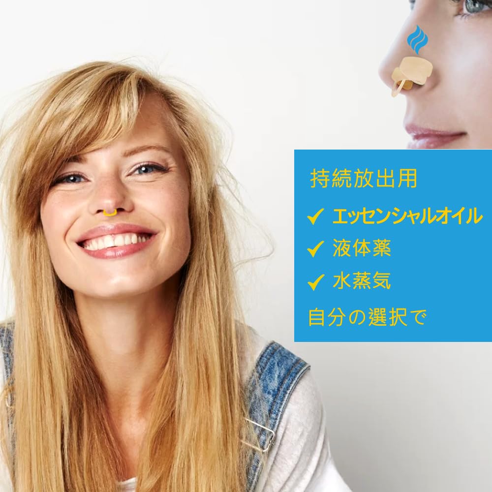 WoodyKnows Nasal Oil Diffuser, New Model │ Invisible Personal Aromatherapy WoodyKnows