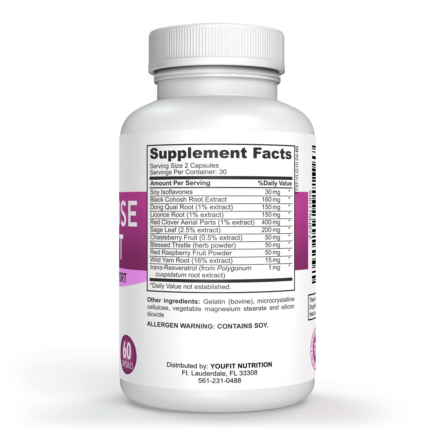 YouFit Nutrition Menopause Relief Capsules for Women - Natural Menopause Supplements YouFit Nutrition