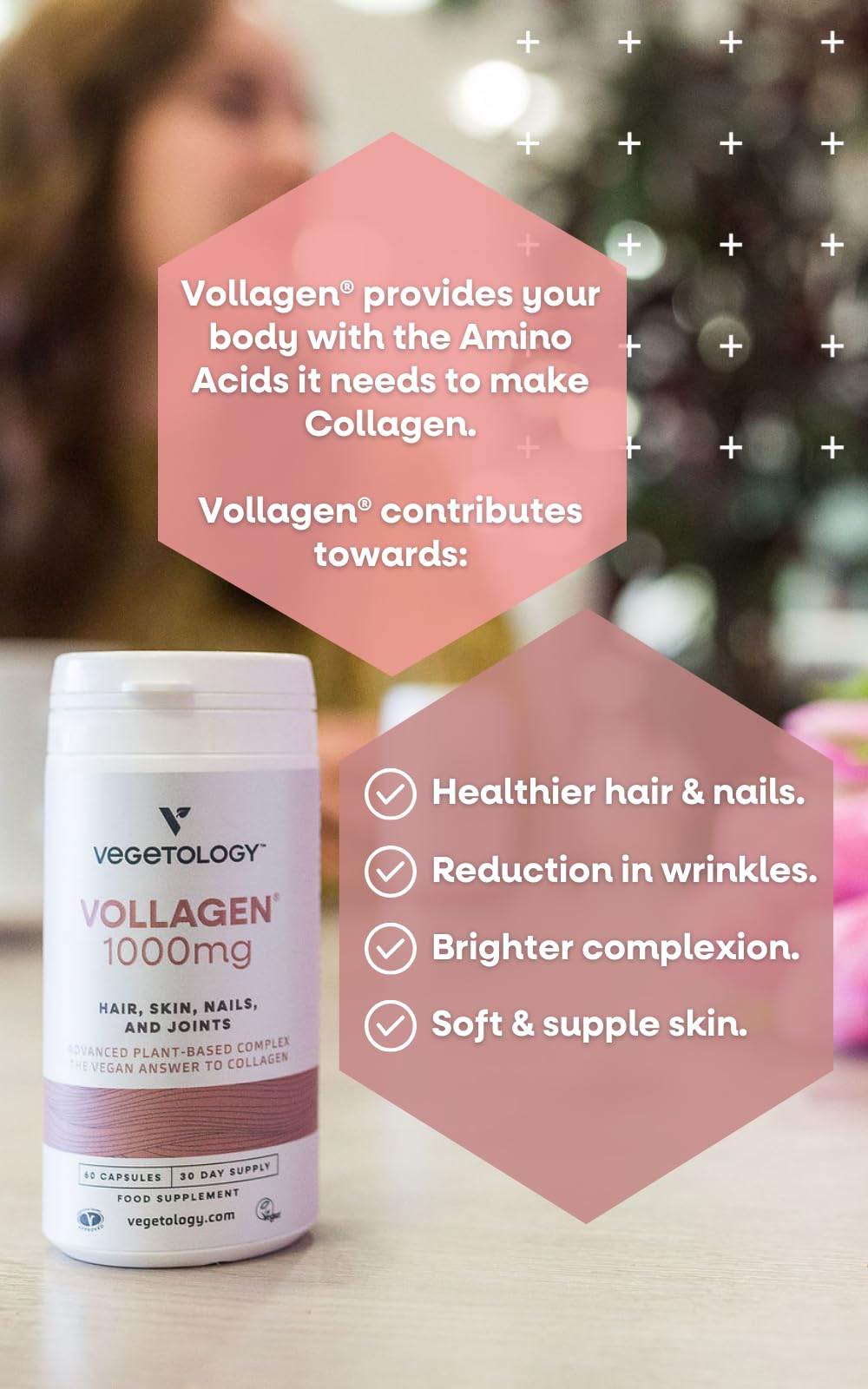 Vegetology Vollagen® Plant Based Complex – Plant Based Protein Alternative to Collagen VEGETOLOGY