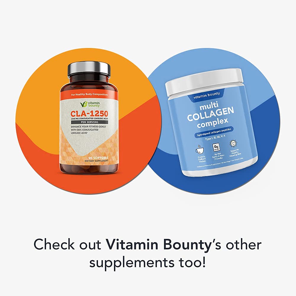 Vitamin Bounty CLA 1250mg - Conjugated Linoleic Acid, CLA for Women and Men, CLA Pills Vitamin Bounty