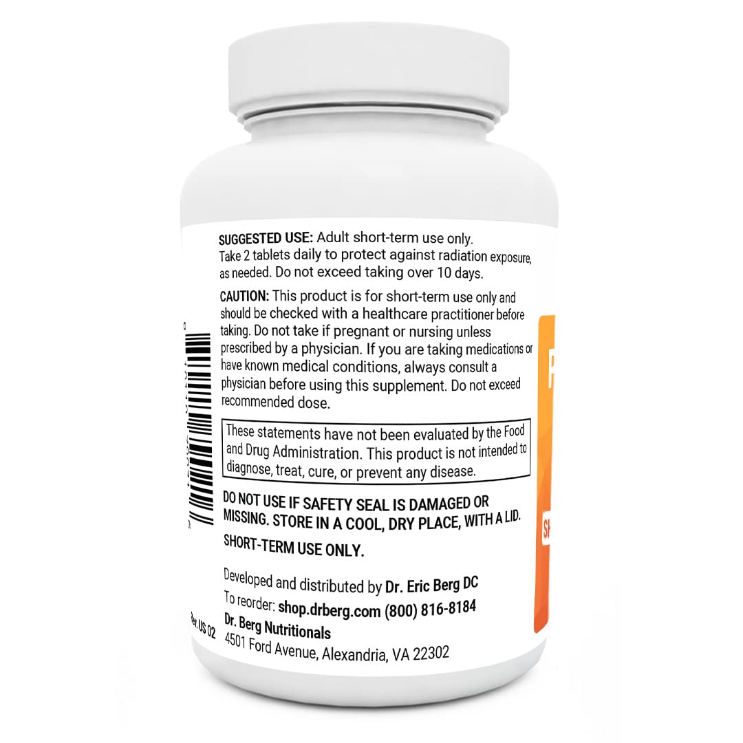 Dr. Berg's Incredible Potassium Iodide Tablets - Now 120 Tablets with a Smaller Easy Dr. Berg Nutritionals