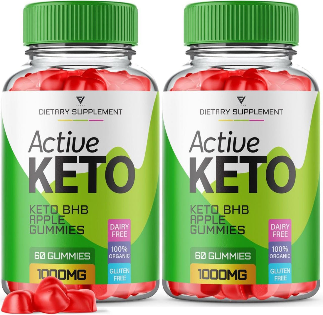 (2 Pack) Active Keto Gummies, Active Keto ACV Gummies for Weight Loss