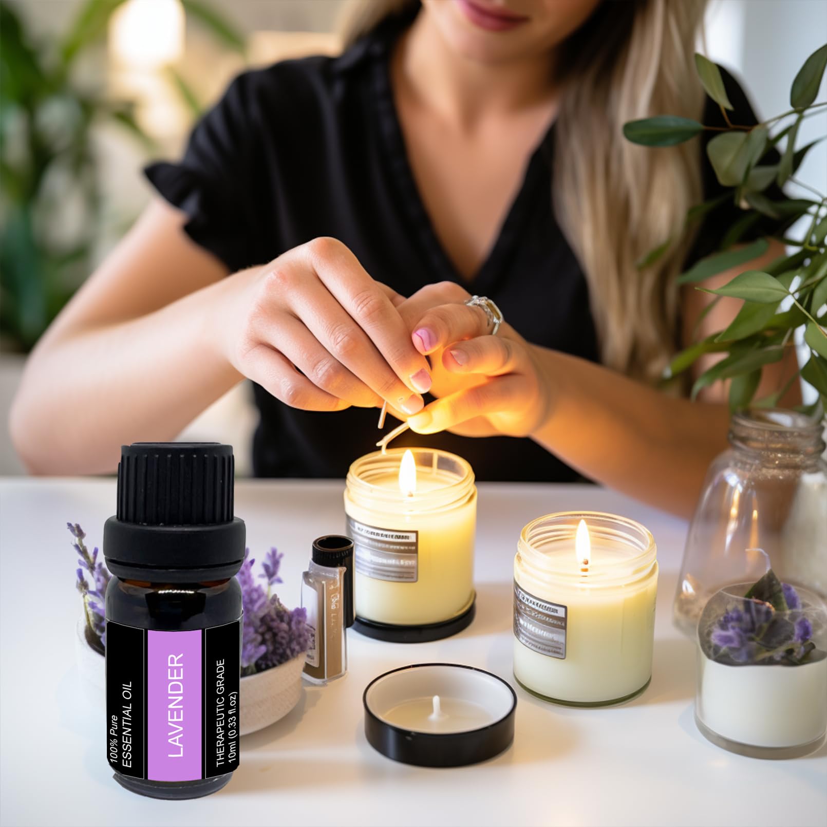 Wehnniee 3pcs Aroma Essential Oils Set- 3 x 10 ml (Coffee, Vanilla, Garnetberry) Wehnniee