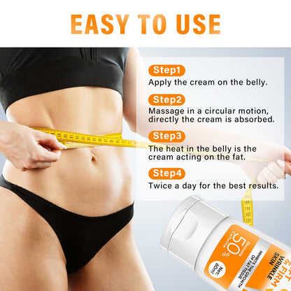 B Flat Belly Firming Cream, Skin Tightening & Cellulite Cream, Moisturizing Firming Lotion Weeping Willow Oil Co