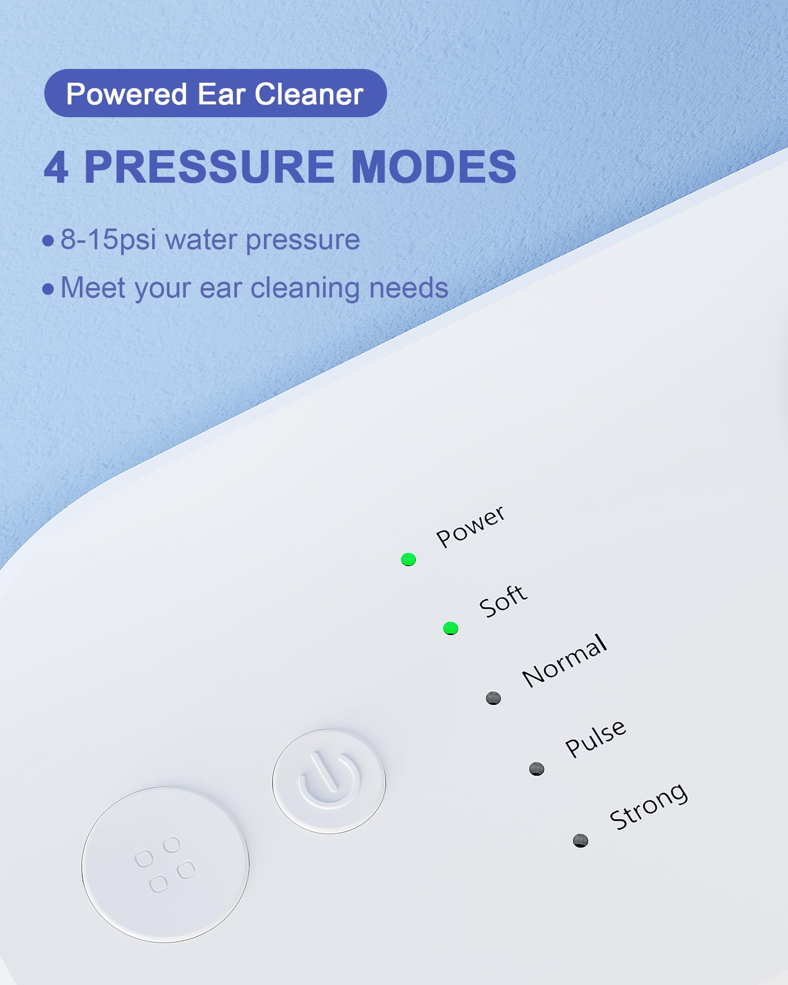 Water Powered Ear Cleaner, Ear Wax Removal Kit with Sewage System KAUGIC