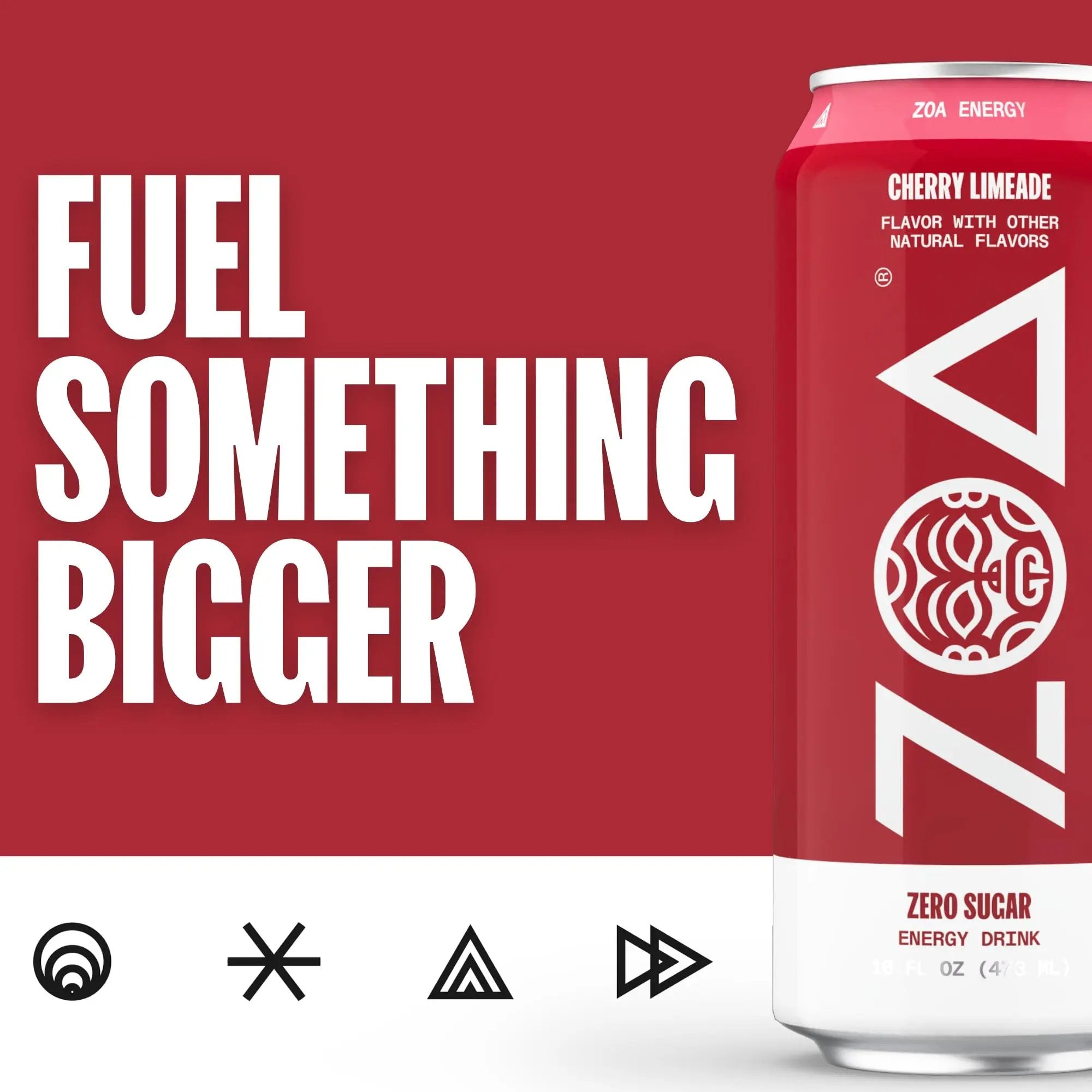 ZOA Energy Drink & Pre-Workout Powder Bundle, Cherry Limeade